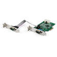 StarTech.com 2-port PCI Express RS232 Serial Adapter Card - PCIe RS232 Serial Host Controller Card - PCIe to Serial DB9 - 16950 UART - Low Profile Expansion Card - Windows & Linux - TAA