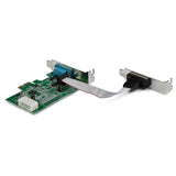 StarTech.com 2-port PCI Express RS232 Serial Adapter Card - PCIe RS232 Serial Host Controller Card - PCIe to Serial DB9 - 16950 UART - Low Profile Expansion Card - Windows & Linux - TAA