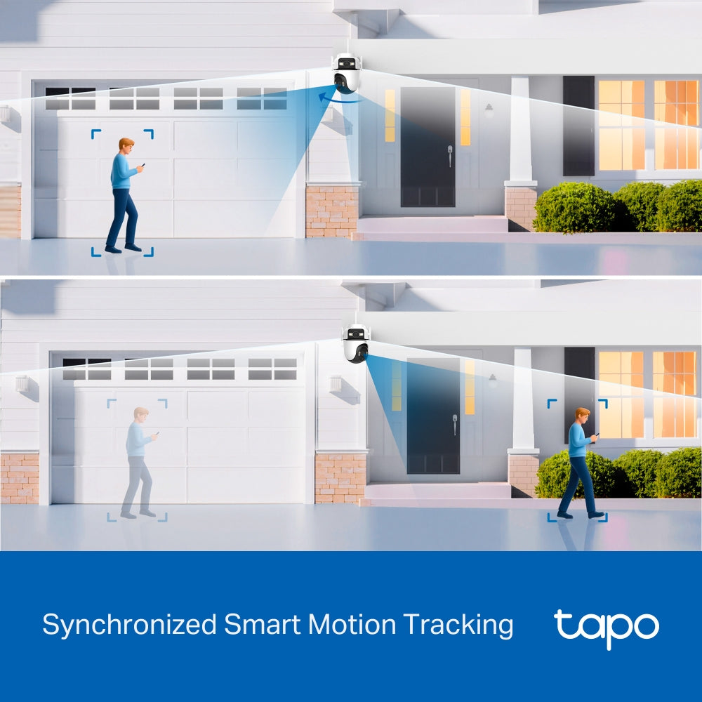 TP-Link Tapo Outdoor Dual Lens Pan/Tilt Security Camera