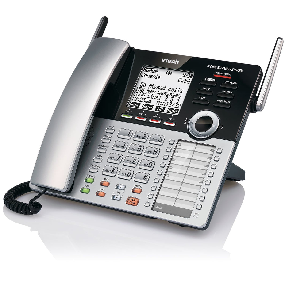 VTech CM18445 telephone Analog telephone Caller ID Black, Silver