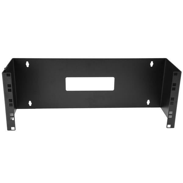 StarTech.com 4U Hinged Wall Mount Patch Panel Bracket - 6 inch Deep - 19" Patch Panel Swing Rack for Shallow Network Equipment- 33lbs