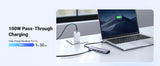 Ugreen 15596 laptop dock/port replicator Wired USB 3.2 Gen 1 (3.1 Gen 1) Type-A + Type-C Aluminium