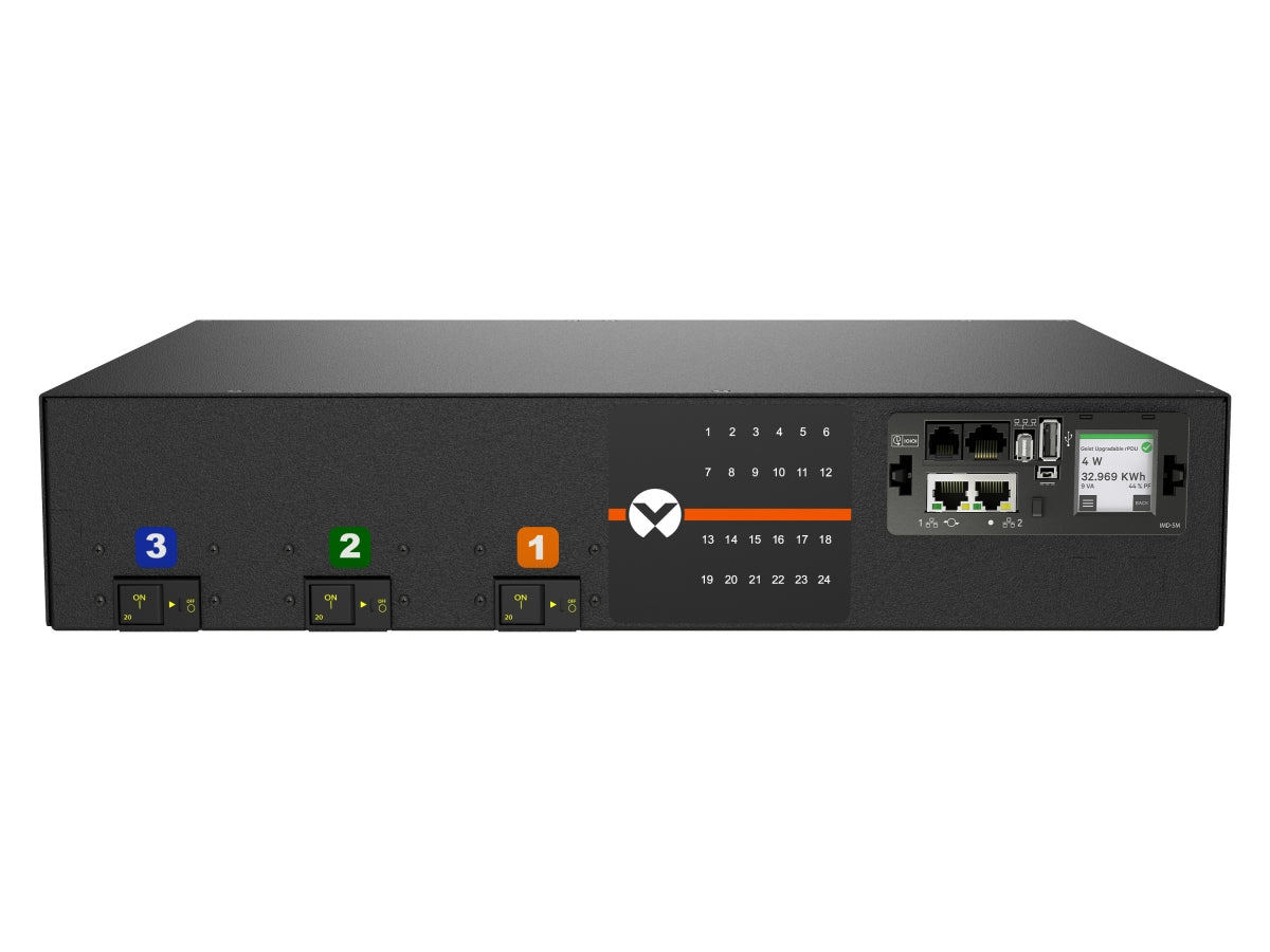 Vertiv Geist MNR5MDR6-24CF18-3TL21A0H10-S power distribution unit (PDU) 24 AC outlet(s) 0U Black