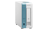 QNAP TS-131K NAS Tower AL214 1 GB DDR3 0 TB HDD QNAP Turbo System Turquoise, White