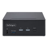 StarTech.com 2-Port Dual-Monitor DisplayPort KVM Switch, 8K 60Hz / 4K 144Hz, DP 1.4, 2x USB 10Gbps Ports, 4x USB HID Ports, Hotkey Switching, TAA Compliant