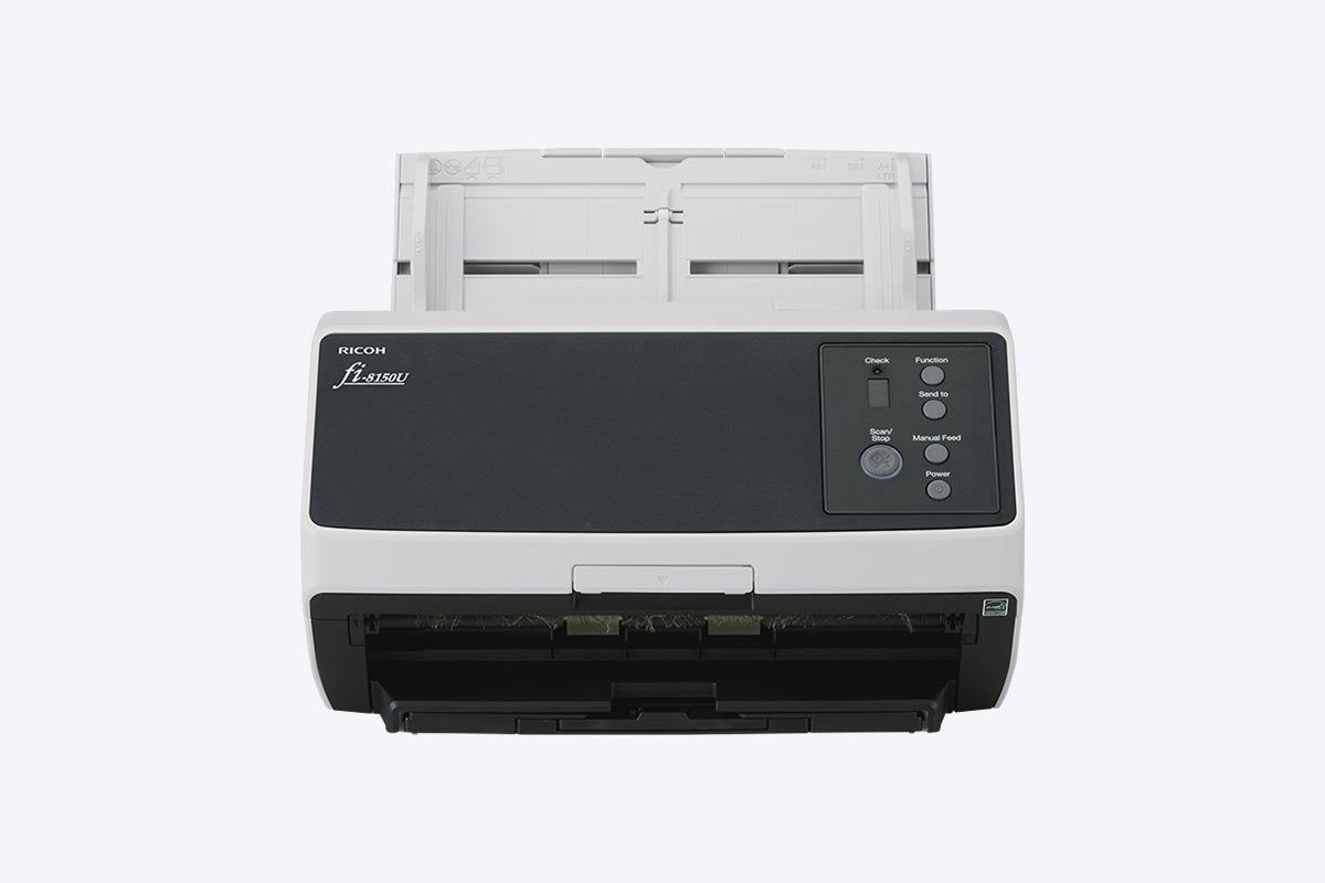 Ricoh FI-8150U ADF + Manual feed scanner 600 x 600 DPI A4 Black, White