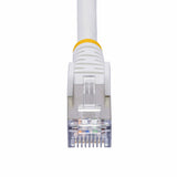 StarTech.com 6ft White CAT8 Ethernet Cable, Snagless RJ45, 25G/40G, 2000MHz, 100W PoE++, S/FTP, 26AWG Pure Bare Copper Wire, LSZH, Shielded Network Patch Cord w/Strain Reliefs, Individually Tested