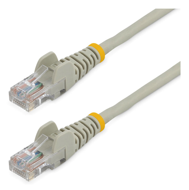 StarTech.com Cat5e Patch Cable with Snagless RJ45 Connectors - 15 ft, Gray