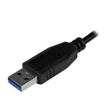 StarTech.com Portable 4 Port SuperSpeed Mini USB 3.0 Hub - 5Gbps - Black - TAA