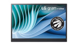 LG gram +view 16 Inch WQXGA (2560x1600) Portable Monitor with USB Type C