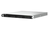 QNAP TS-464U NAS Rack (1U) Intel® Celeron® N5095 8 GB DDR4 0 TB QNAP Turbo System Aluminium, Black