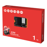 XPG SGAMMIXS55-1T-C internal solid state drive 1 TB M.2 PCI Express 4.0 NVMe 3D NAND