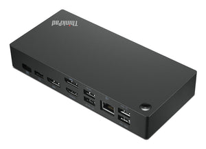 Lenovo 40AY0135US laptop dock/port replicator Wired USB 3.2 Gen 2 (3.1 Gen 2) Type-C Black