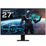 GIGABYTE GS27Q 27" QHD Gaming Monitor - 2560 x 1440, 165Hz, 1ms, 300 cd/m², FreeSync Premium, HDR Ready, HDMI 2.0, DisplayPort 1.4
