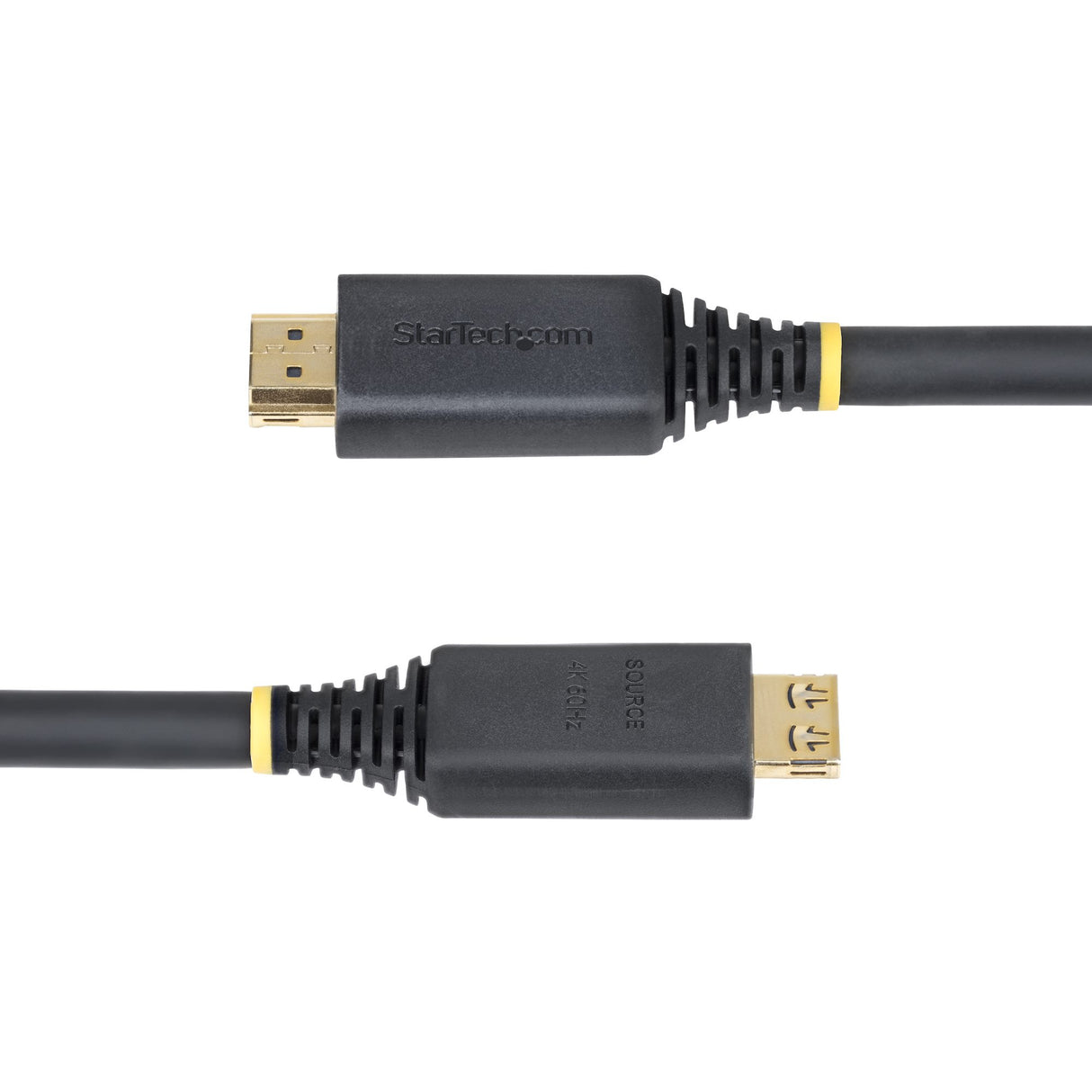 StarTech.com 35ft (10.6m) Active High Speed HDMI Cable with Gripping Connectors, 4K 60Hz/1440p 144Hz, HDR10/HDCP 2.2/ARC, 18Gbps, UHD HDMI Cord for TV/Monitor/Display, TPE Jacket