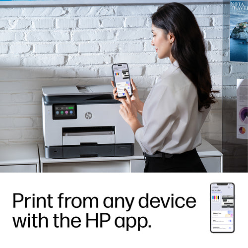HP OfficeJet Pro 9135 Wireless All-in-One Color Printer, Two-sided printing; Copier, Scanner