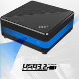 MSI Cubi N ADL Intel N100 Desktop PC, NUC, SFF, Mini Computer, HTPC, (4GB RAM, 128GB SSD, Windows 11 PRO), UHD Graphics/Type C/HDMI/DisplayPort/Dual LAN/WiFi 5/BT 5.1/VESA
