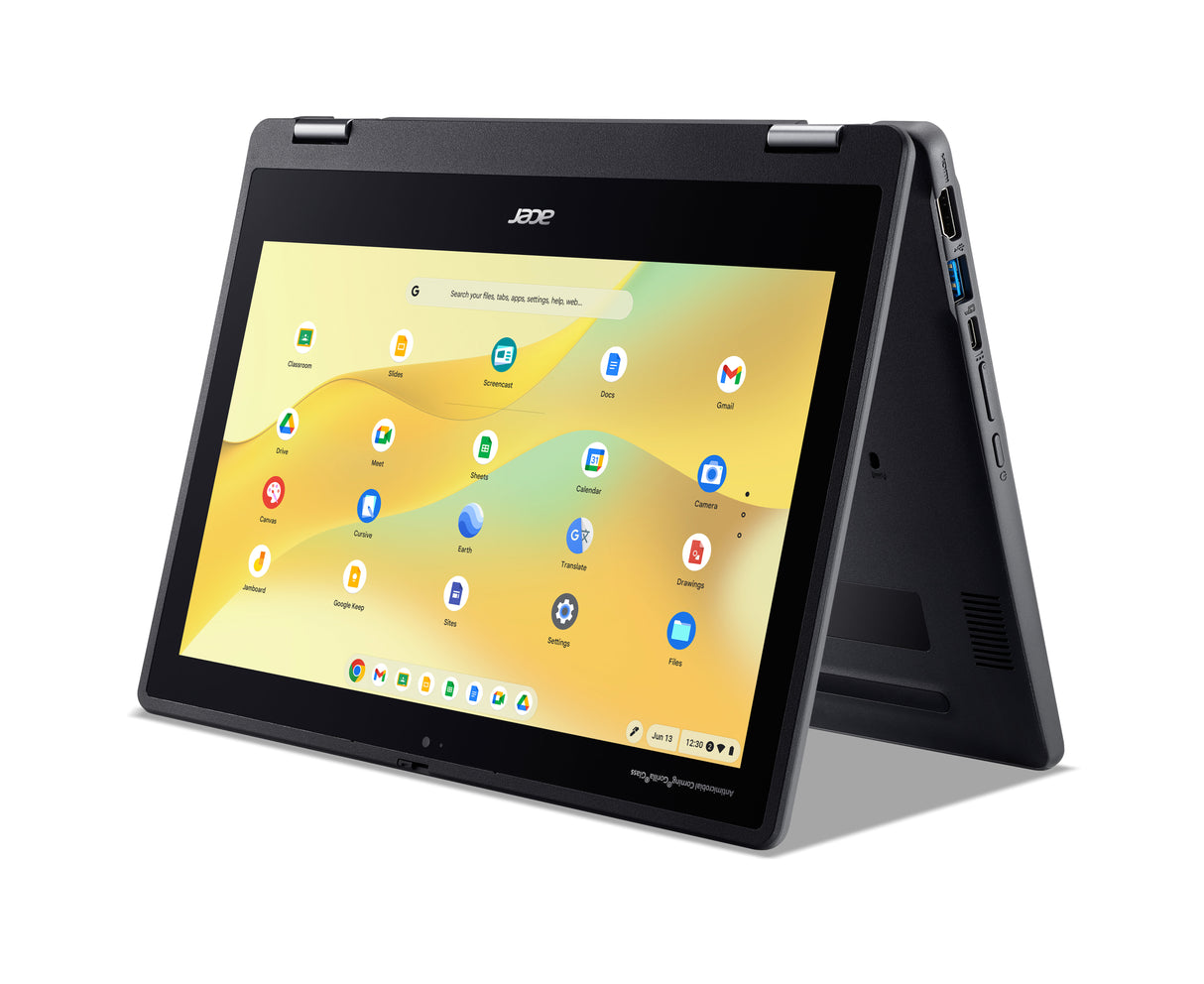 Acer Chromebook R757T-C9VH Intel® N N150 Hybrid (2-in-1) 29.5 cm (11.6") Touchscreen HD 8 GB LPDDR5x-SDRAM 64 GB Flash Wi-Fi 7 (802.11be) ChromeOS Black