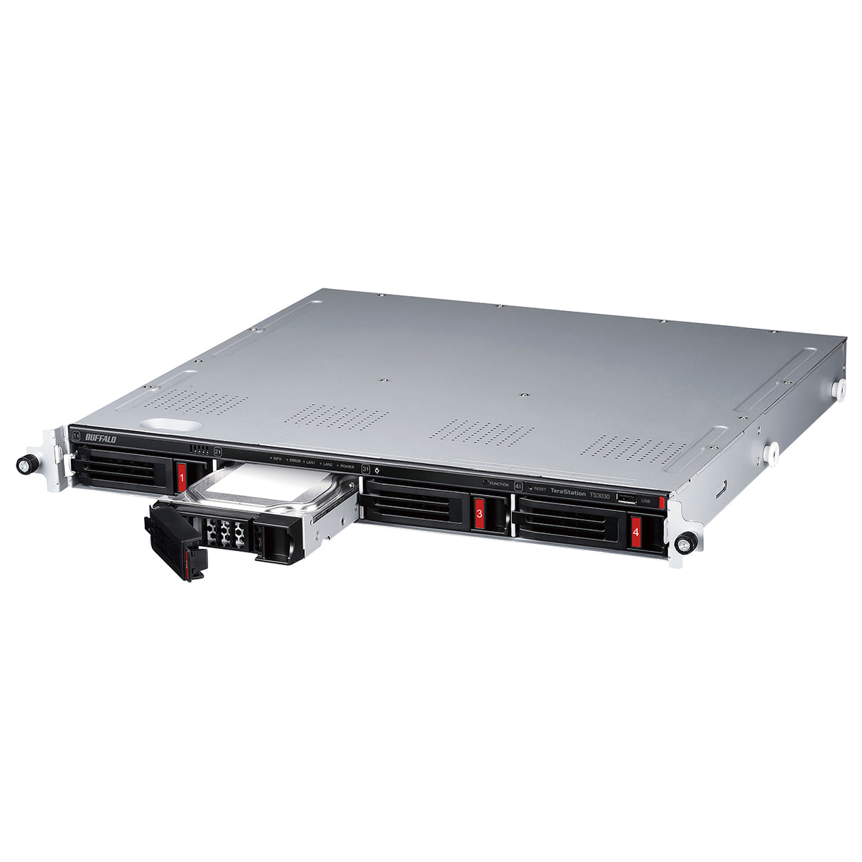 Buffalo TeraStation TS3430RN NAS Rack (1U) Alpine AL524 2 GB DDR4 4 TB HDD Black