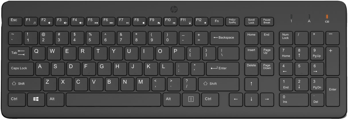 HP SMART BUY 225 WL KBD keyboard Universal RF Wireless Black