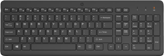 HP SMART BUY 225 WL KBD keyboard Universal RF Wireless Black