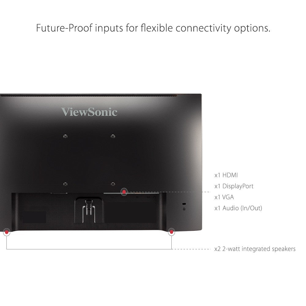 Viewsonic VA VA2256-mhd_H2 computer monitor 55.9 cm (22") 1920 x 1080 pixels Full HD LED Black