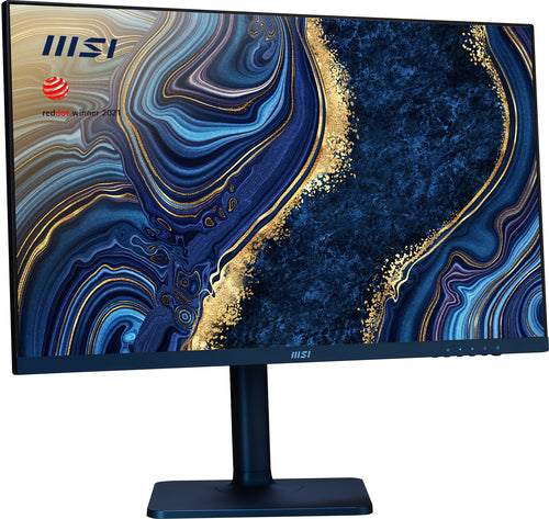 MSI Modern MD272QP Ultramarine 27 Inch Monitor with Adjustable Stand, WQHD (2560 x 1440), 75Hz, IPS, 4ms, HDMI, DisplayPort, USB Type-C, Built-in USB Hub, Built-in Speakers, Anti-Glare, Anti-Flicker, Less Blue light, TÜV Certified, VESA, Ultramarine