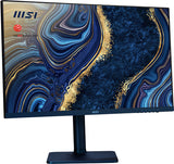 MSI Modern MD272QP Ultramarine 27 Inch Monitor with Adjustable Stand, WQHD (2560 x 1440), 75Hz, IPS, 4ms, HDMI, DisplayPort, USB Type-C, Built-in USB Hub, Built-in Speakers, Anti-Glare, Anti-Flicker, Less Blue light, TÜV Certified, VESA, Ultramarine