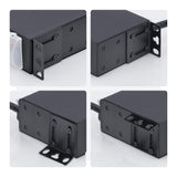 StarTech.com 12-Outlet Rackmount PDU, 1U Server Power Strip with Wide-Spaced Right-Angle Ports, Mounted Power Distribution Unit for 19-Inch Racks and Cabinets