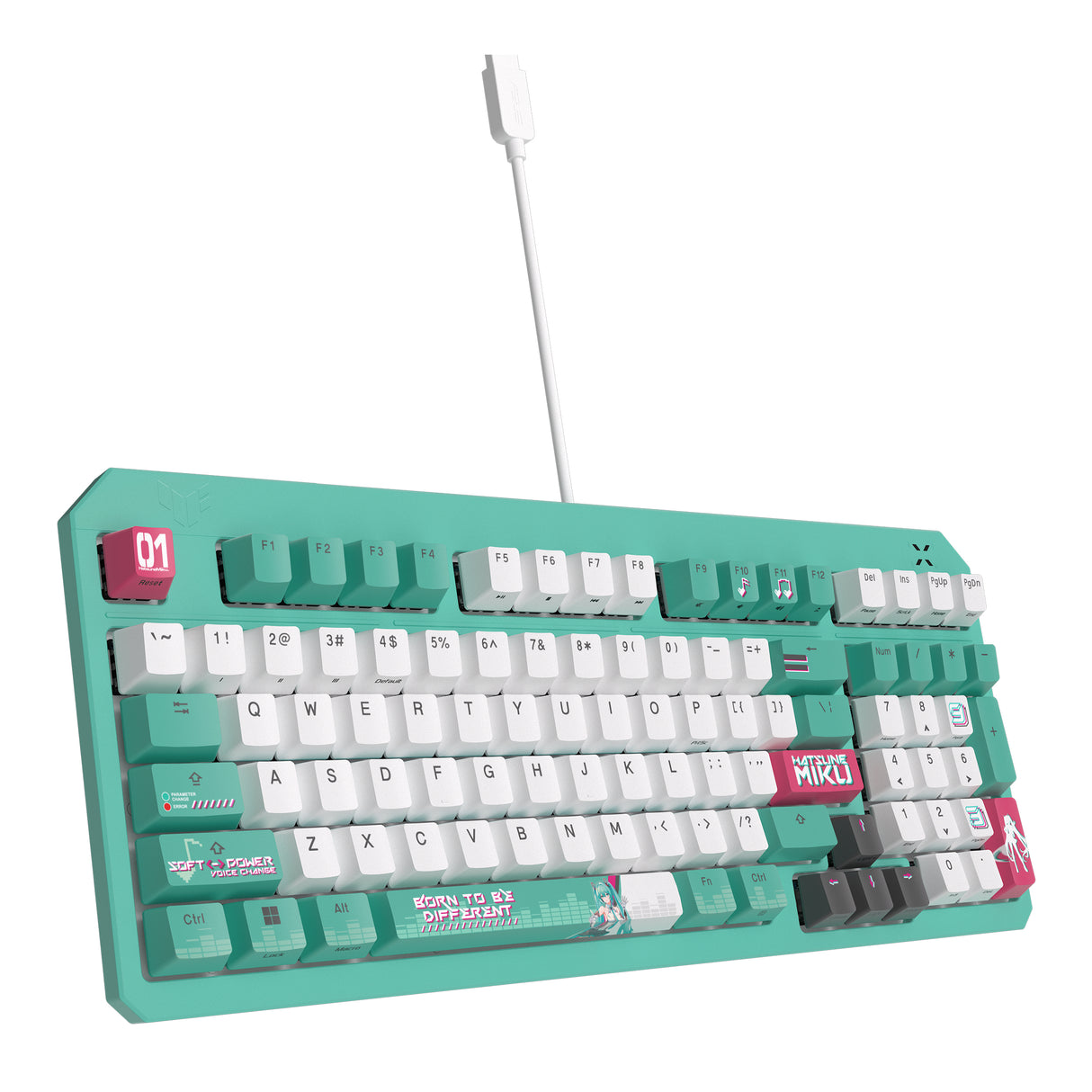 ASUS TUF Gaming K3 Gen II Hatsune Miku Edition keyboard USB Multicolour