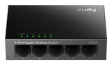 Cudy GS105 network switch Unmanaged Gigabit Ethernet (10/100/1000) Black