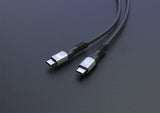 Manhattan Fast USB-C to USB-C Cable (240W), 1m, 240W Laptop Charging + High-Speed Data & Video, Works with ALL Laptops (Note additional USB-C 240W wall charger needed), 40 Gbps Ultra-Fast Transfers, Black, 3 year Warranty