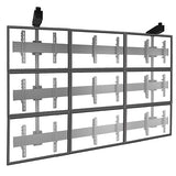 Chief Fusion® Micro-Adjustable Large Ceiling Mounted 3 x 3 Video Wall Solutions