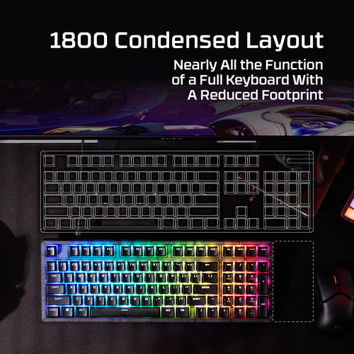 HyperX Origins 2 1800 keyboard Gaming USB Black