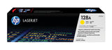 HP 128A Yellow Original LaserJet Toner Cartridge
