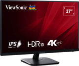 Viewsonic VA2756-4K-MHD computer monitor 68.6 cm (27") 3840 x 2160 pixels 4K Ultra HD LED Black