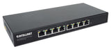 Intellinet 8-Port Gigabit Ethernet PoE+ Switch with PoE Passthrough, 1x Ultra PoE++ IEEE 802.3bt (4PPoE) PD PoE Port with 90 W Power Input, 7x PSE PoE Ports, PoE Power Budget up to 85W, IEEE 802.3at/af Compliant, Rackmount