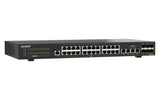 QNAP QSW-M2130-4C2S24T network switch Managed L2 2.5G Ethernet (100/1000/2500) 1U Black