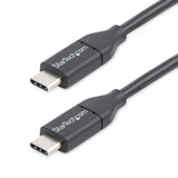 StarTech.com 1.6ft (50cm) USB-C Charging Cable, Charge & Sync, 60W (3A) PD, USB 2.0 Laptop Charger Cable - USB C Charging Cord
