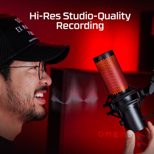 HyperX QuadCast 2 - USB Microphone (Black) Podcast microphone