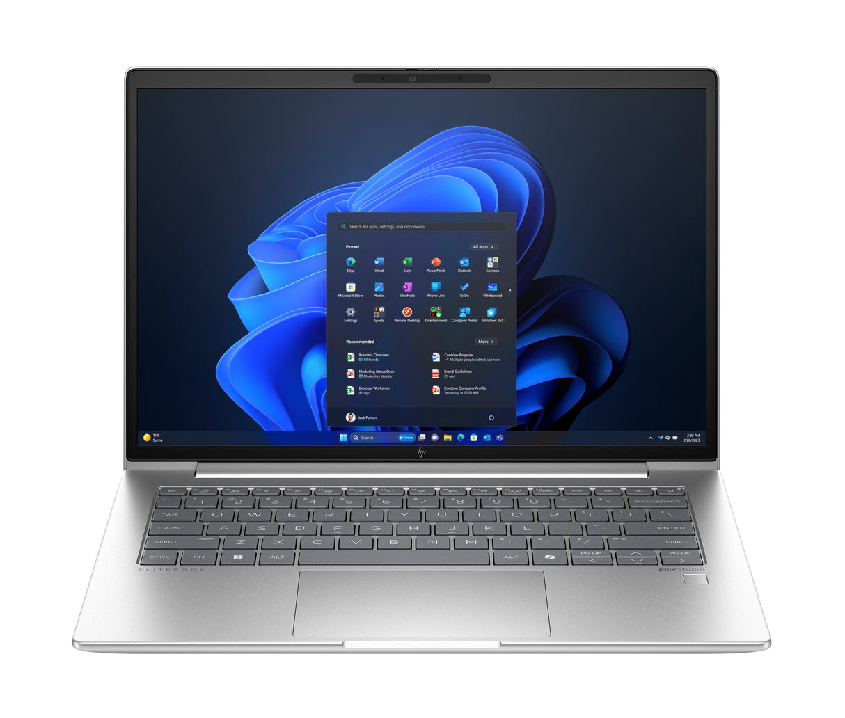 HP EliteBook 640 G11 Intel Core Ultra 5 125U Laptop 35.6 cm (14") Touchscreen WUXGA 16 GB DDR5-SDRAM 512 GB SSD Wi-Fi 6E (802.11ax) Windows 11 Pro Silver