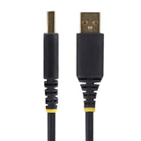 StarTech.com 1ft (30cm) USB to Serial Adapter Cable, COM Retention, Interchangeable Nuts/Screws, USB-A to DB9 RS232, FTDI IC, ESD Protection, Windows/macOS/Linux