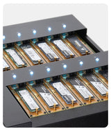 iStorage Kanguru KanguruClone 11 M.2 NVMe SSD Pro Duplicator|Supports Copying Up to 11 M.2 NVMe and M.2 SATA SSDs|Up to 25GB/min transfer rates|Powerful Erase and Disk Wipe Features |Standalone System |Detailed and downloadable system logs