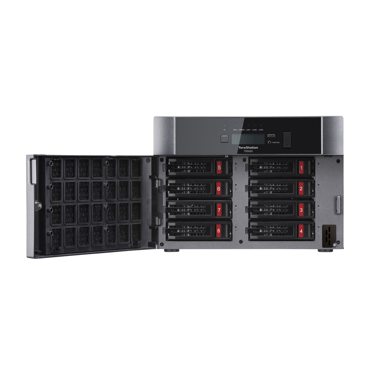 Buffalo TeraStation TS5820DN NAS Desktop Annapurna Labs Alpine AL-524 8 GB DDR4 64 TB HDD Black
