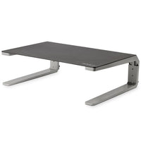 StarTech.com Monitor Riser Stand - Steel and Aluminum - Height Adjustable - For up to 32" (22lb/10kg) Displays