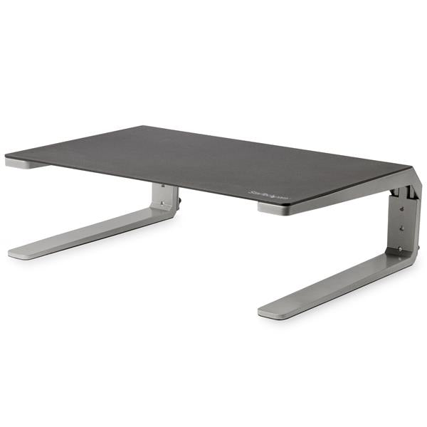 StarTech.com Monitor Riser Stand - Steel and Aluminum - Height Adjustable - For up to 32" (22lb/10kg) Displays