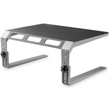 StarTech.com Monitor Riser Stand - Steel and Aluminum - Height Adjustable - For up to 32" (22lb/10kg) Displays