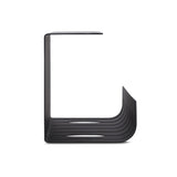 StarTech.com 2-Pack Under Desk Cable Management Tray, 42" Long (21" Per Tray), Metal Slotted Style Cable Organizer, Screw-On Install, Power Bar Holder, Black, TAA