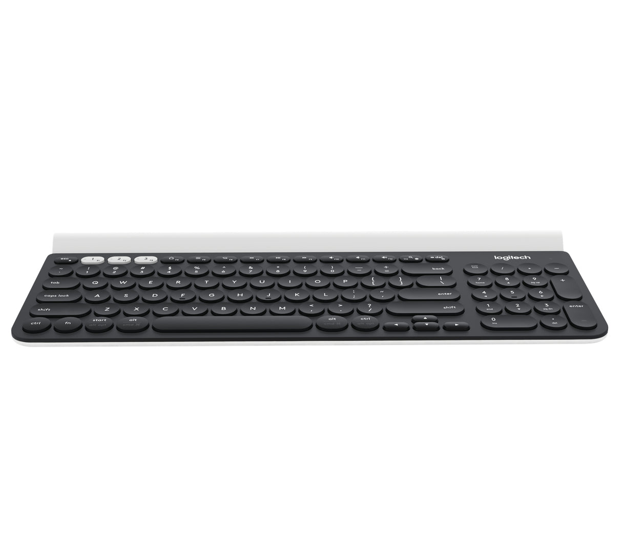 Logitech 920-008149 keyboard Universal RF Wireless + Bluetooth QWERTY English Grey, White, Dark Grey