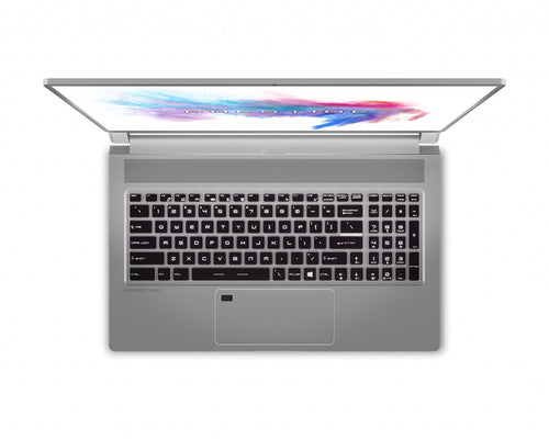 MSI Prestige P75 9SG-1095CA Creator Intel® Core™ i9 i9-9880H Laptop 43.9 cm (17.3") 4K Ultra HD 64 GB DDR4-SDRAM 2 TB SSD NVIDIA® GeForce RTX™ 2080 Max-Q Wi-Fi 5 (802.11ac) Windows 10 Pro Grey